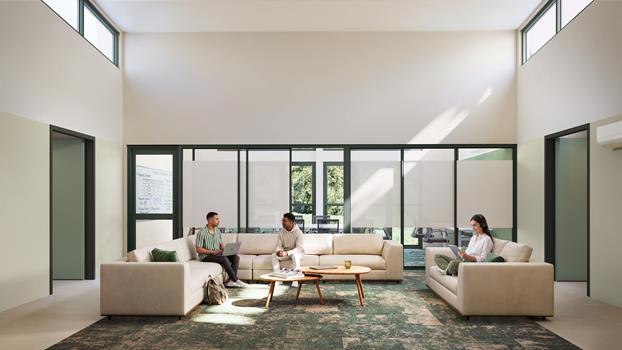 Student common area and lounge.