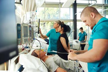 UniSQ Ipswich nursing laboratory.