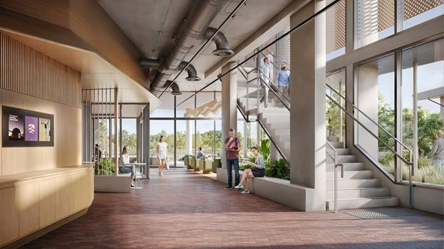 Ipswich Health Building - lobby.