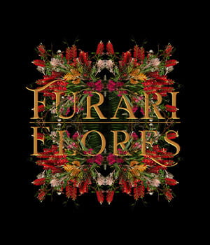 Furari Flores art and wording.