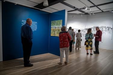 Life and Lines: Allan Bruce Retrospective Exhibition Opening 3