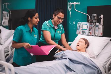 UniSQ Toowoomba nursing laboratory.