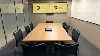 Our meeting rooms are equipped with Zoom functionality, which ensures seamless virtual collaboration. Elevate your discussions with state-of-the-art technology in a professional and efficient environment.