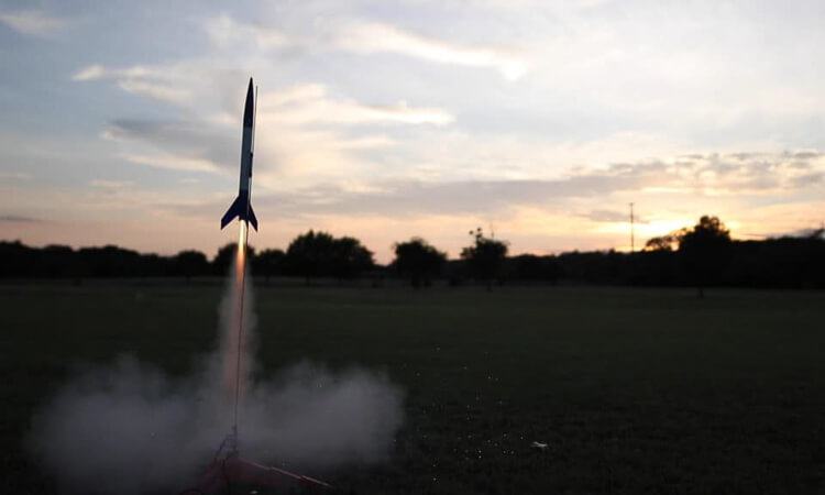 Model rocket launching