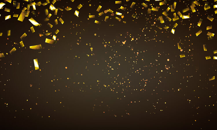 Glitter and confetti