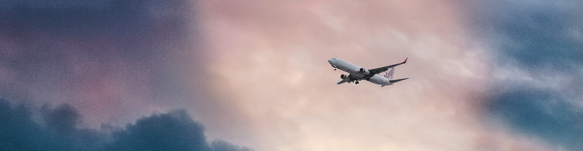 plane in the sky