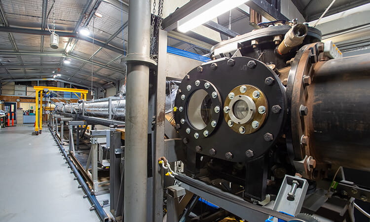 a hypersonic wind tunnel