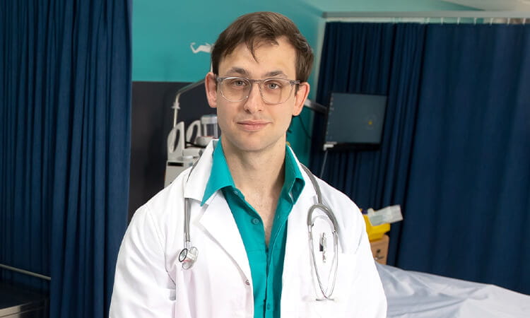 nurse in labcoat