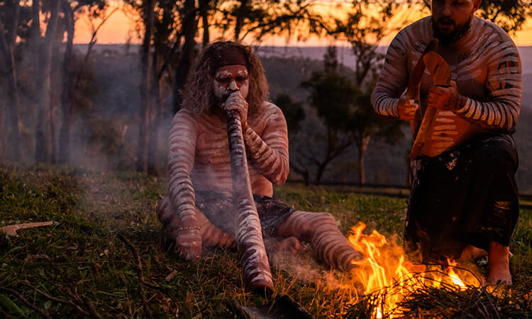 Smoking ceremony.