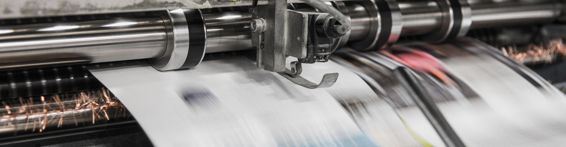 press being printed
