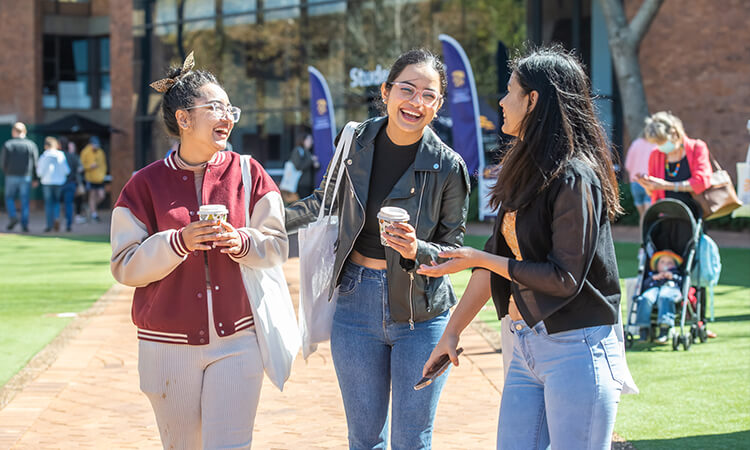 smiling students