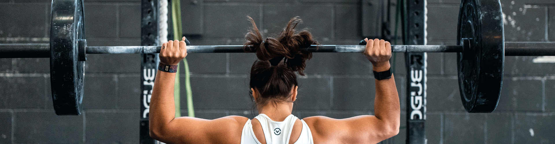 Woman working out.