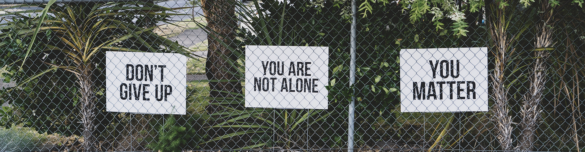 Mental health banner.