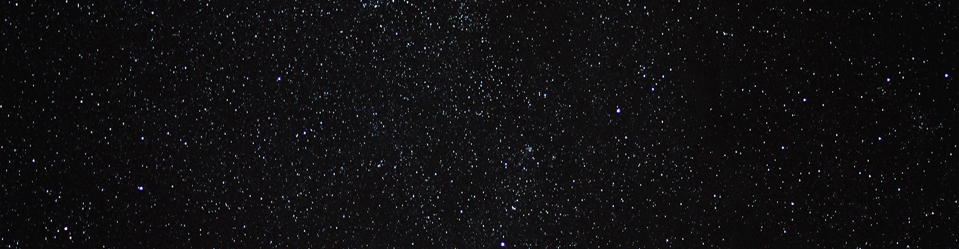 Sky of stars.