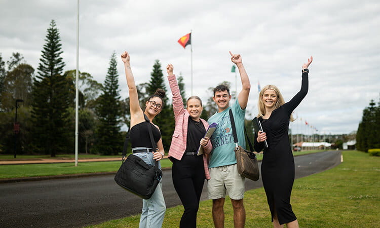 celebrating students