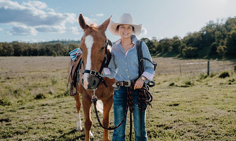 girl with horse