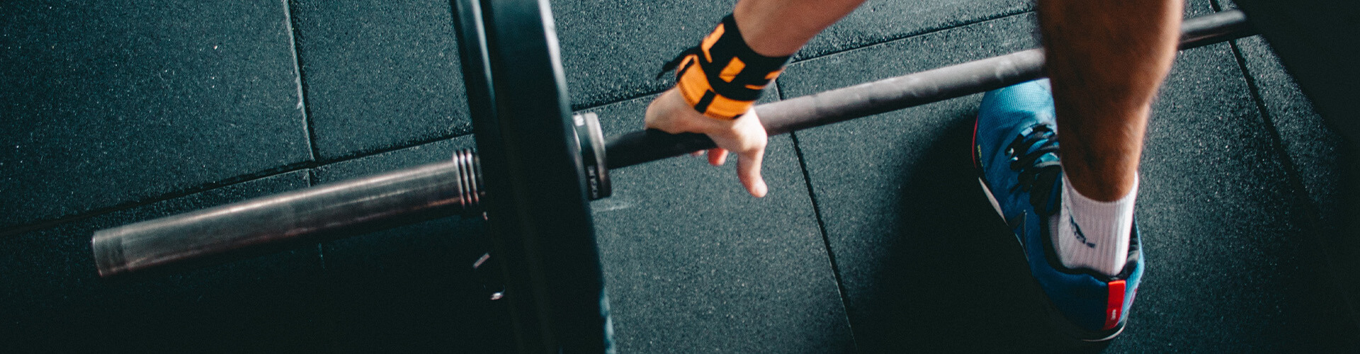 man doing weights