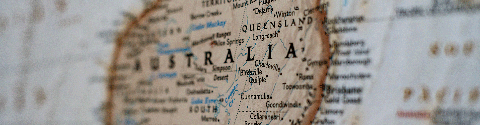 Map of Australia.
