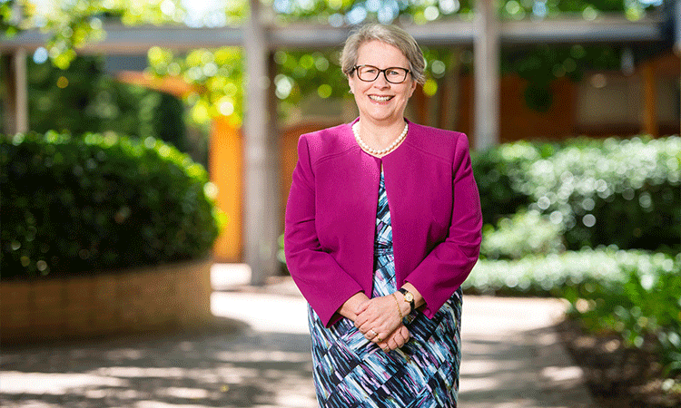 Vice-Chancellor Geraldine Mackenzie.