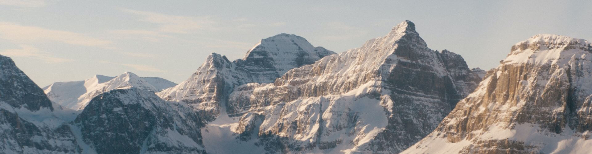snowy mountain ranges 