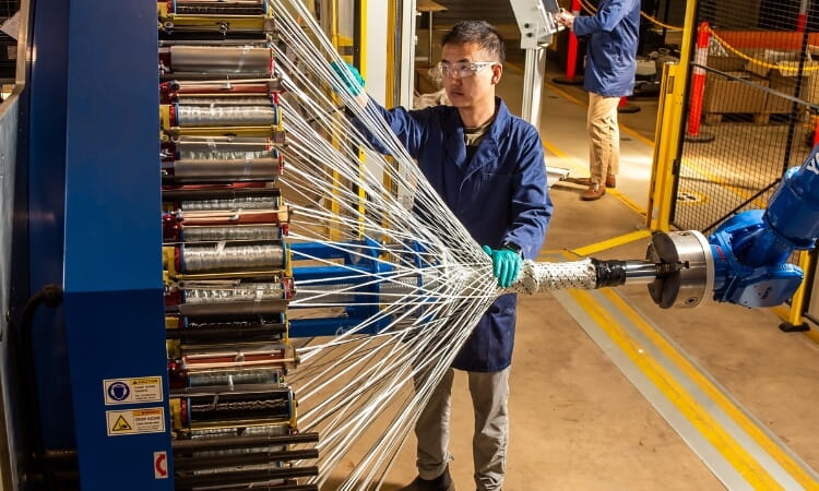 manufacturing of rope matieral