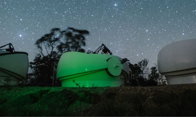 Mount Kent space observation domes