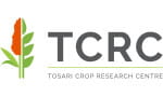Logo of the Tosari Crop Research Centre featuring an orange crop illustration next to the acronym "TCRC" and the full name written below.