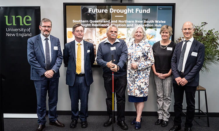 Staff attending the Armidale Node launch. 