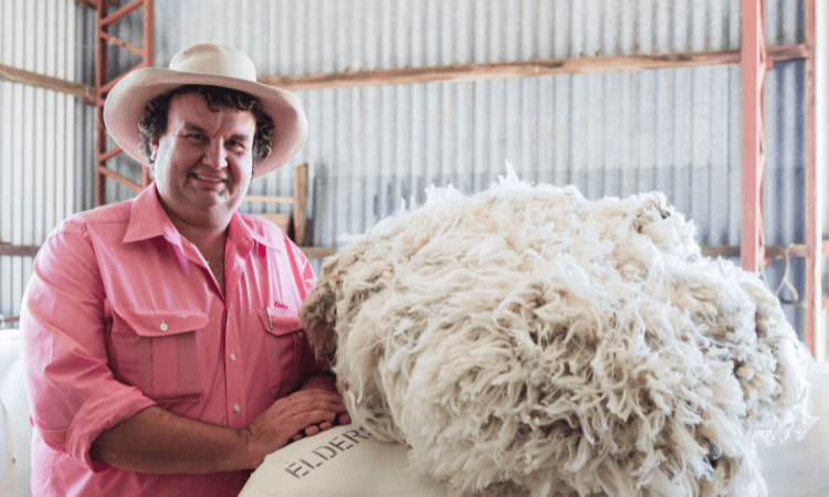 Brett Smith, Elders District Wool Manager, based on his family's St George property Tralee Grazing (and member of the SQNNSW Innovation Hub Next Generation committee)