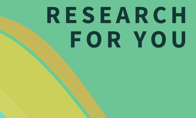 Green background with yellow and gold curved lines on the left. Large black text in two rows reads "Resources For You.