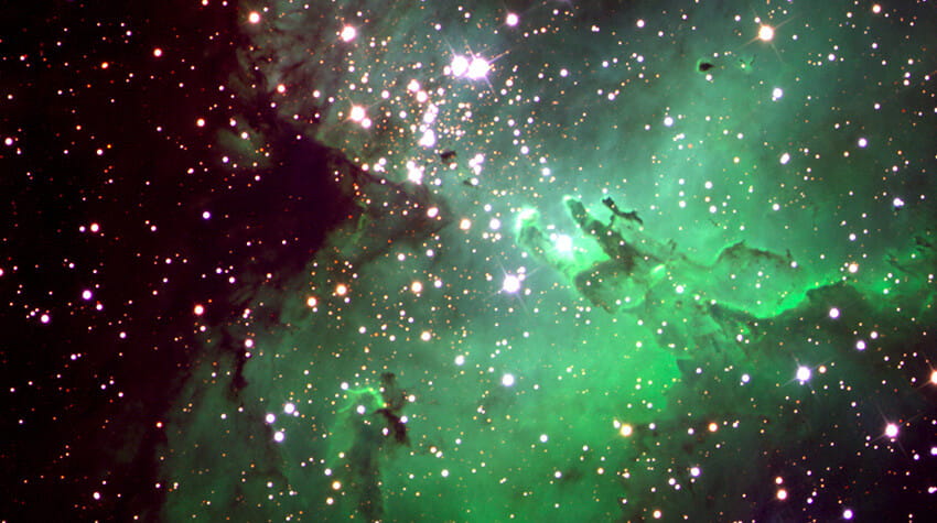 night sky, stars and galaxies